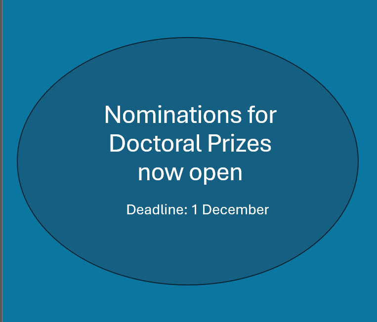 Doctoral Prize nominations open